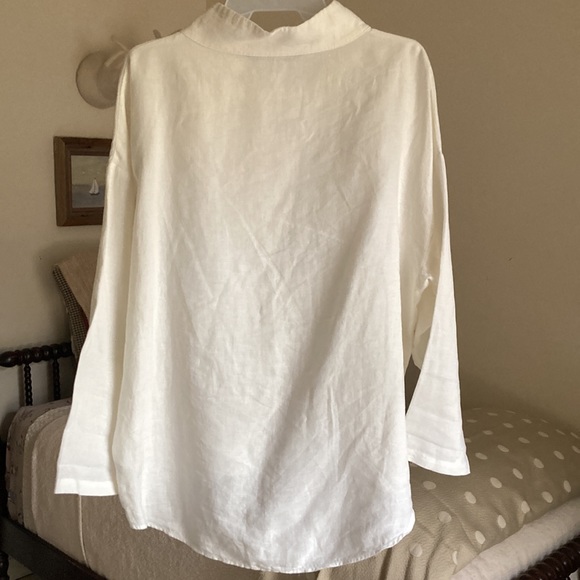 Zara linen white top - Picture 5 of 11